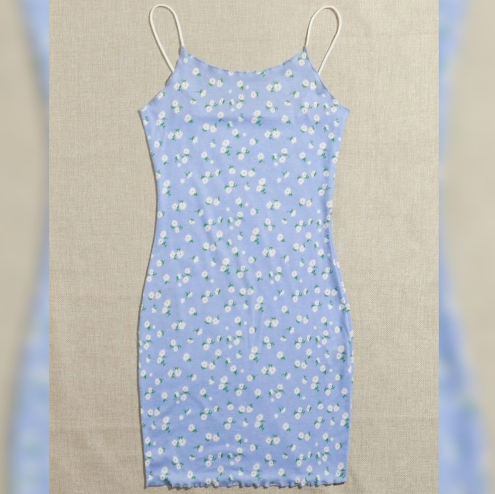 Shein Floral Bodycon Dress - Picture 1 of 5